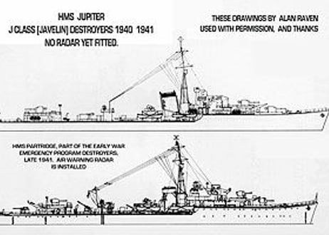 英海軍駆逐艦 1930年代-1940年代 フォトDVD