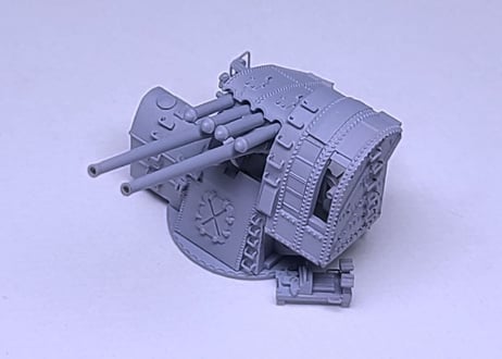 1/200 日本海軍 89式12.7cm高角砲（信管秒時調整器付き）