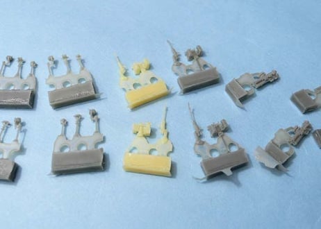 1/350 Mk.36 魚雷発射管＆Mk.38 チェーンガン