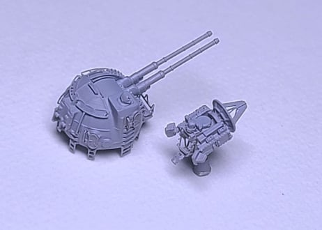 1/700 露海軍 AK-130 連装砲 & MR-184 カイト・スクリーチ 火器管制レーダー