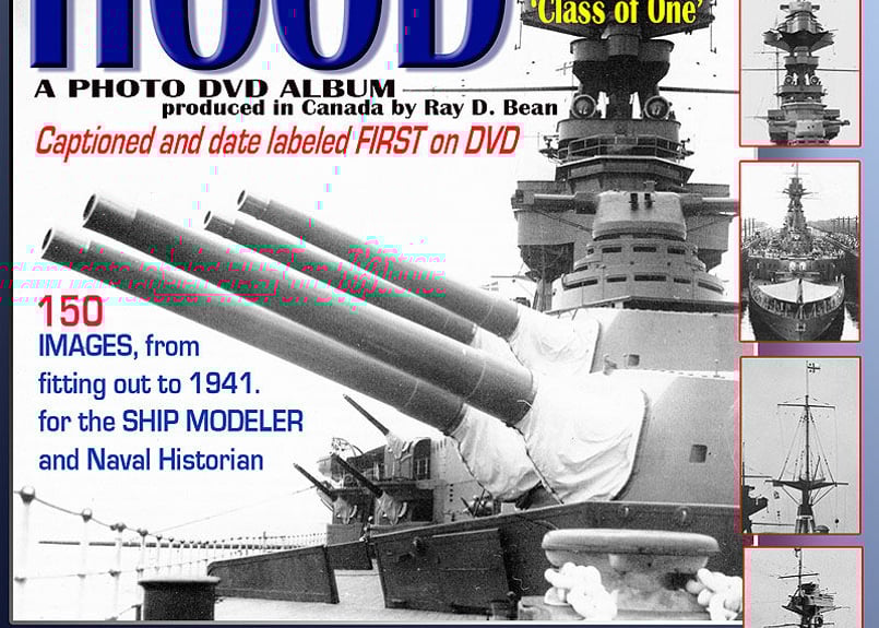 英海軍巡洋戦艦 フッド フォトDVD | 艦船模型専門店 フリートネット 英海軍巡洋戦艦 フッド フォトDVD | 艦船模型専門店 フリートネット