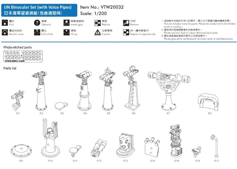 1/200 日本海軍 双眼鏡セット（伝声管付き） | 艦船模型専門店