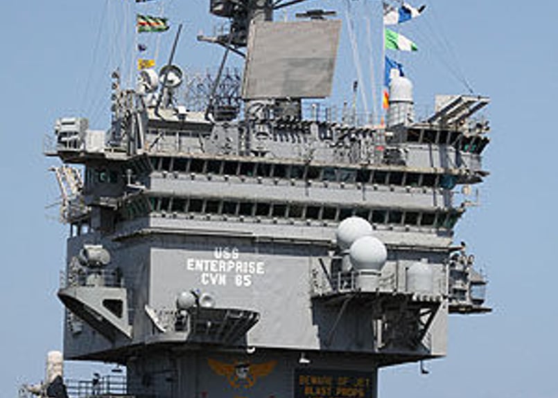 4245)アメリカ海軍の航空母艦「USSエンタープライズ（CVAN-65）壁掛け 4245)アメリカ海軍の航空母艦「USSエンタープライズ（CVAN-65