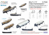 1/700 日本海軍 重巡洋艦用艦載艇セット1