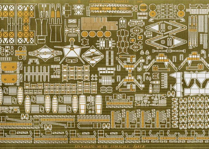 1/350 日本海軍戦艦 長門/陸奥用エッチング | 艦船模型専門店 フリート