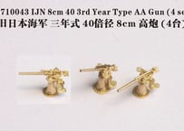 1/700 日本海軍 3年式40口径 8cm高角砲
