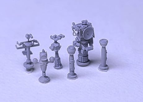 1/350 米海軍 観測装置セット