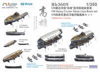 1/350 日本海軍 高雄型重巡用艦載艇セット