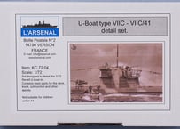 1/72 独海軍 UボートVIIc - VIIc/41 ディティールセット