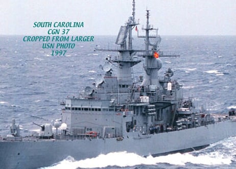 米海軍原子力ミサイル巡洋艦 フォトDVD