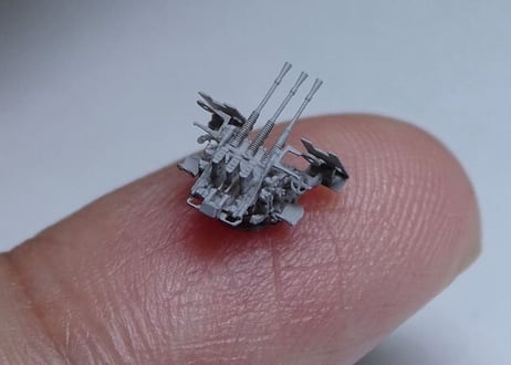 1/350 日本海軍96式25mm 三連装機銃セット