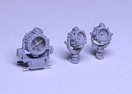 1/350 米海軍 探照灯（前期型）セット