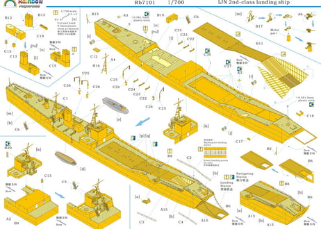 1/700 日本海軍 二等輸送艦