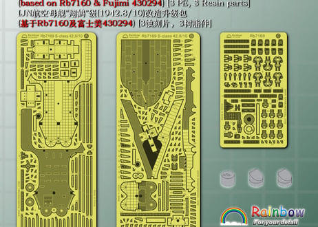 1/700 日本海軍 翔鶴型空母 1942年8/10月 アップグレードパック