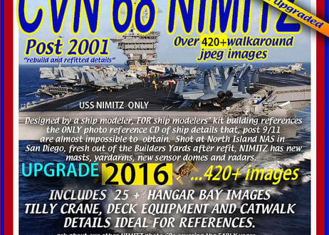 米海軍空母 CVN-68 ニミッツ 近代化改装後 フォトDVD
