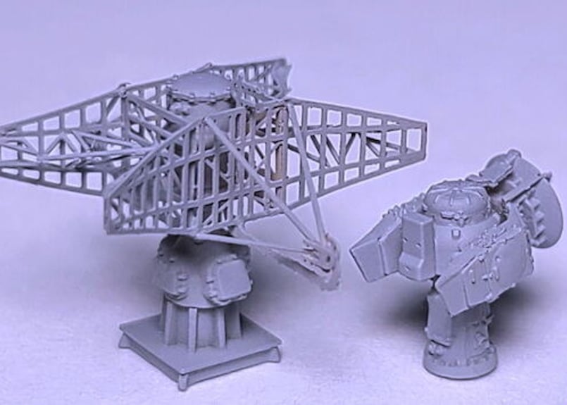 1/350 露海軍 MR-320 ストラトペア 水上レーダー ＆ アイボウル 火器