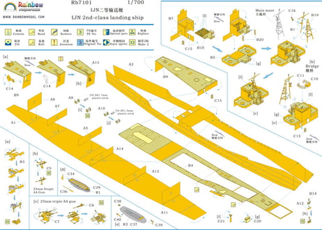 1/700 日本海軍 二等輸送艦