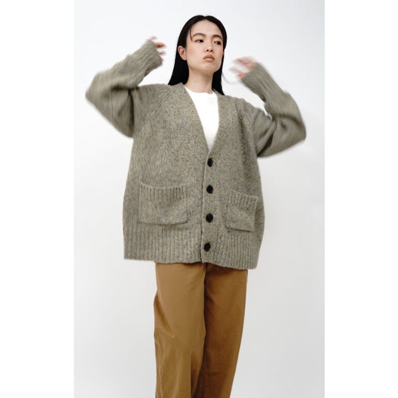 A26519】ミックス糸アルパカ混カーデ¥27,000+Tax | ANTHOM(アントム)...
