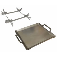 極厚グリルプレート ステンレス バーベキュー BBQ キャンプ イワタニ 炉端焼き器 炙りや 炙りや2 板厚5mm カセットコンロ 310×275mm