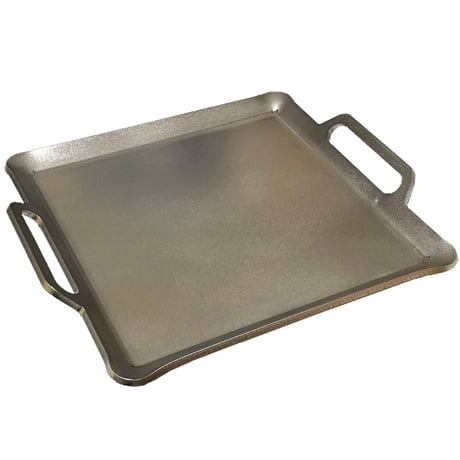 極厚グリルプレート ステンレス バーベキュー BBQ キャンプ イワタニ対応 板厚5mm カセットコンロ 310×275mm