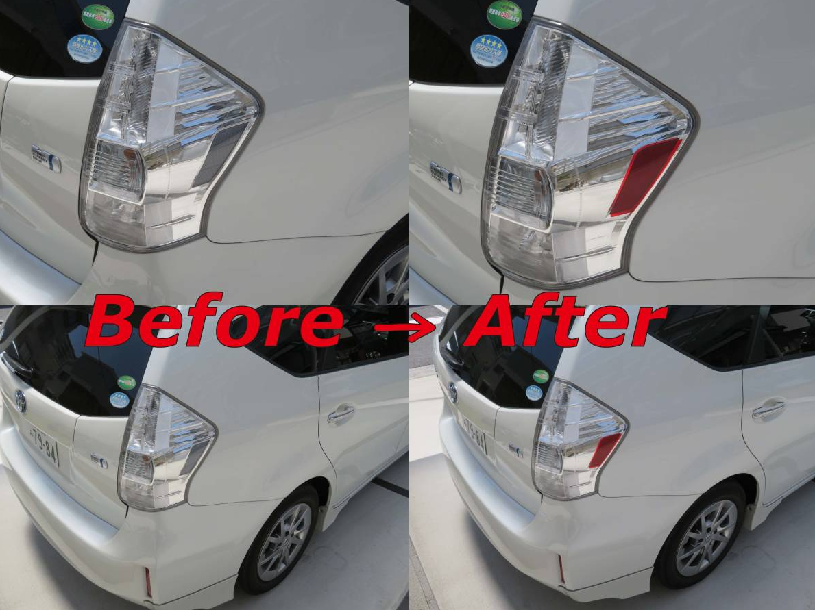 40/41型プリウスα用/USヘッドライト&USテール調シール/北米仕様 | WinMax