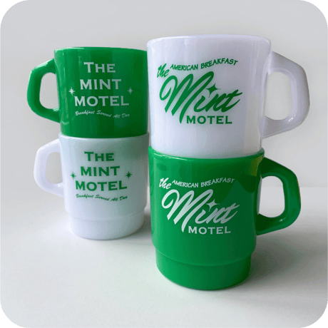 The MINT PLASTIC STACKING MUG / WHITE