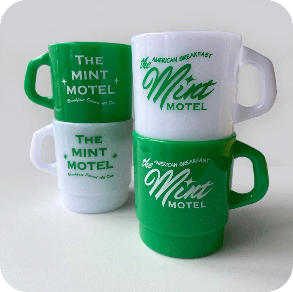 The MINT PLASTIC STACKING MUG / WHITE | The MIN