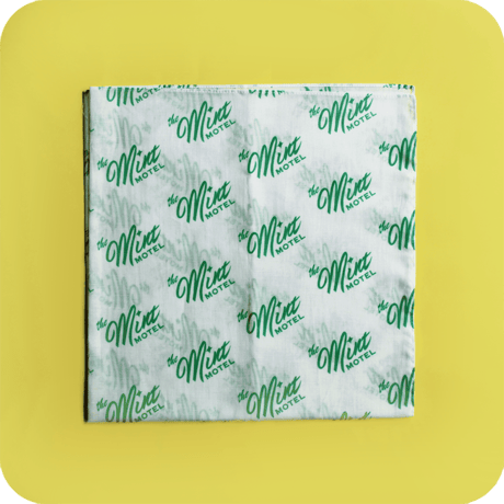The MINT BANDANA, White