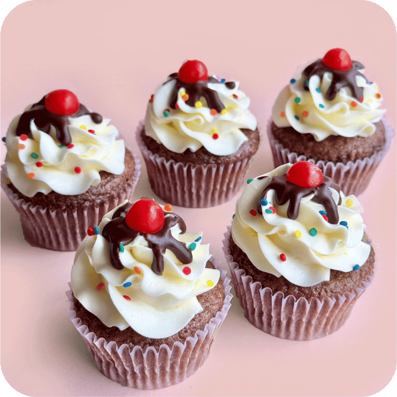 カップケーキセット（サンデーファンデー）4個セット | The MINT MOTEL