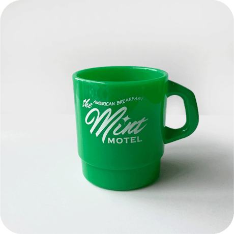 The MINT PLASTIC STACKING MUG / GREEN