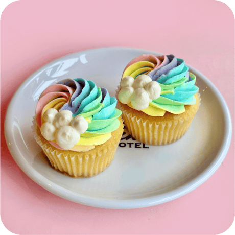 カップケーキセット(オーバーザレインボー※5月限定商品)4個セット