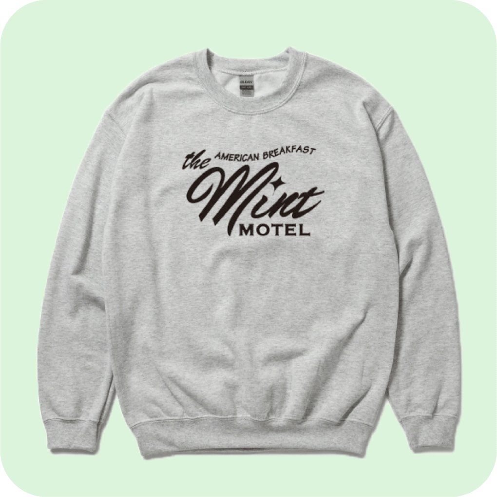 The MINT SWEAT SHIRTS / ASH | The MINT MOTEL