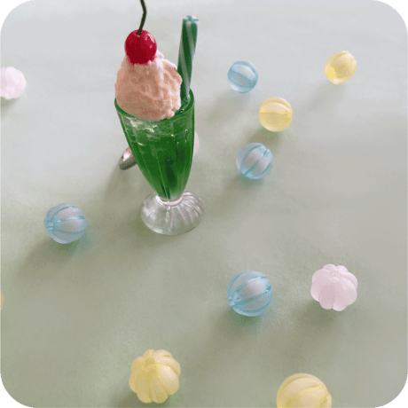 MINI CREAM SODA "MELON" KEY HOLDER