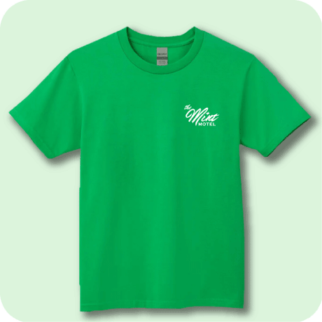 The MINT " BREAKFAST SERVED ALL DAY T-SHIRTS / GREEN"