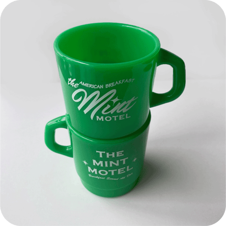 The MINT PLASTIC STACKING MUG / GREEN