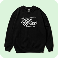The MINT SWEAT SHIRTS / BLACK