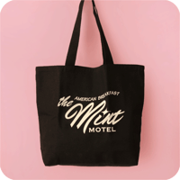 The MINT "TOTE BAG / BLACK"