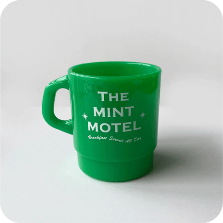 The MINT PLASTIC STACKING MUG / GREEN