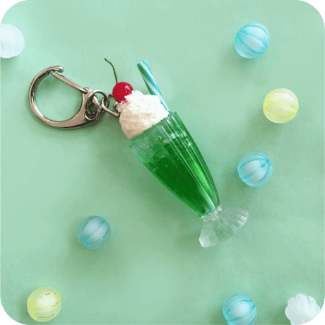 MINI CREAM SODA "MELON" KEY HOLDER