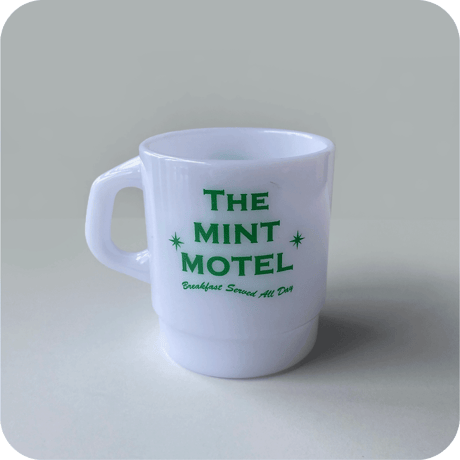 The MINT PLASTIC STACKING MUG / WHITE