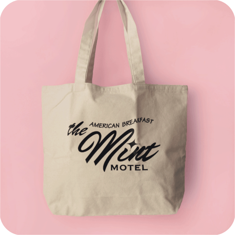 The MINT "TOTE BAG / IVORY" | The MINT MOTEL