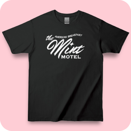 The MINT " The MINT T-SHIRTS / BLACK"