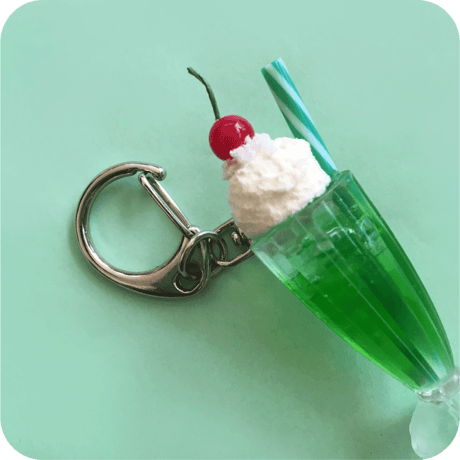 MINI CREAM SODA "MELON" KEY HOLDER