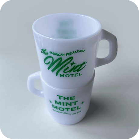 The MINT PLASTIC STACKING MUG / WHITE