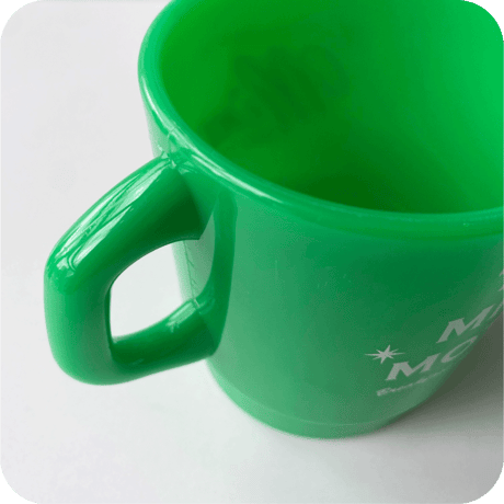 The MINT PLASTIC STACKING MUG / GREEN