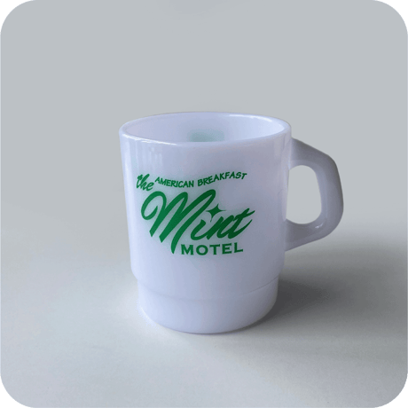The MINT PLASTIC STACKING MUG / WHITE