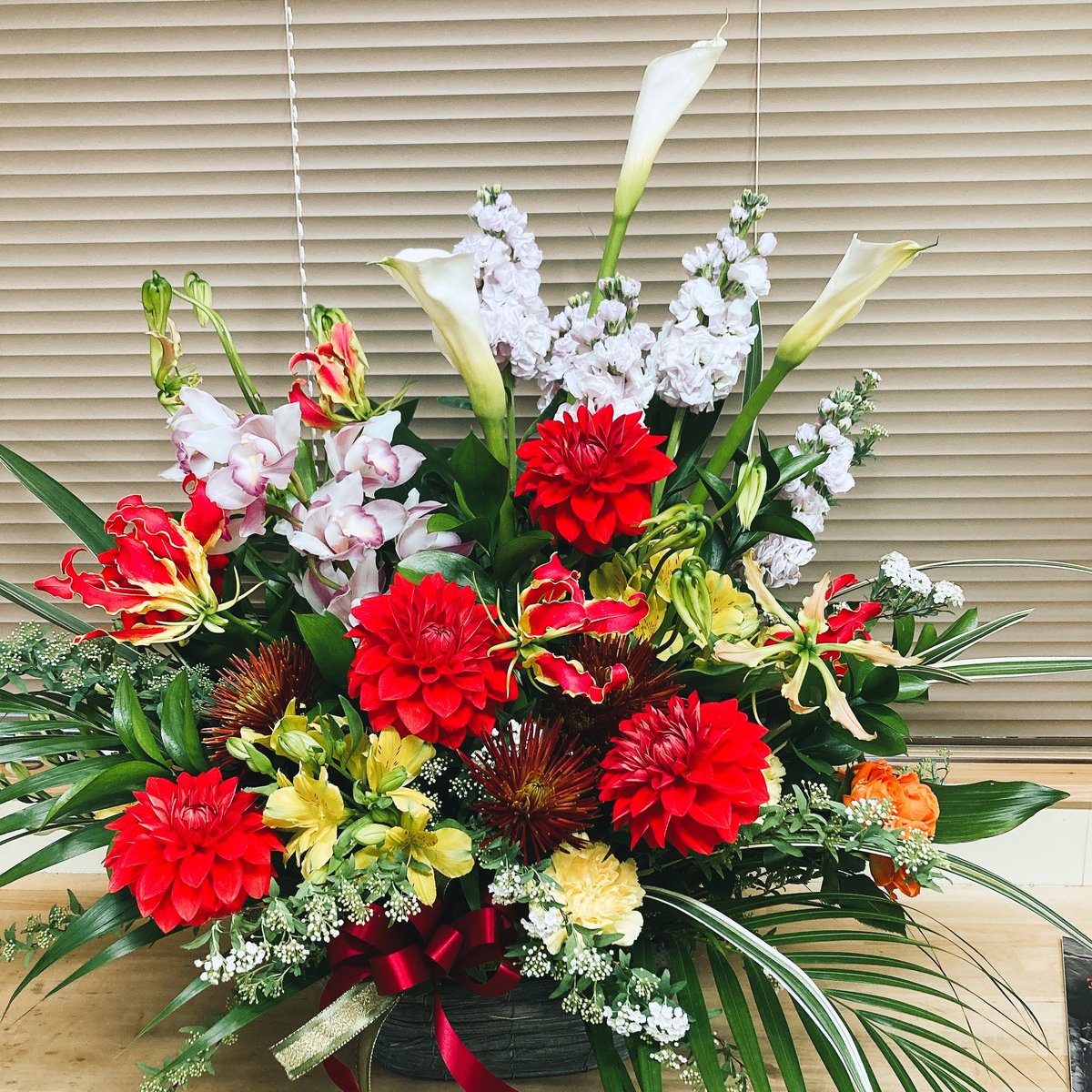 敬老の日アレンジメントpremium | 立花ガーデン フラワーショップ 公式通販