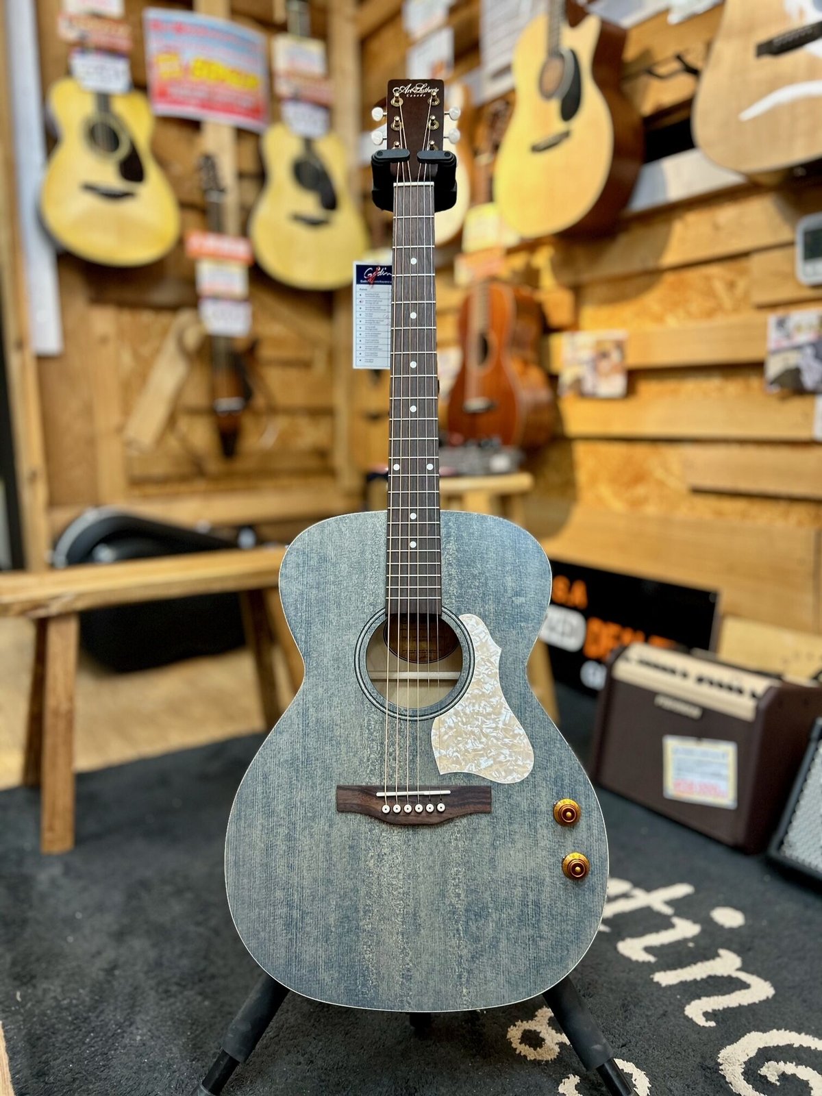 Art&Lutherie LEGACY Q Discrete Denim Blueアウトレッ