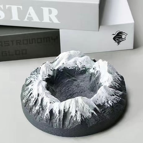 火山 灰皿 タバコ 葉巻 喫煙 グッズ 小物入れ 卓上　飾り