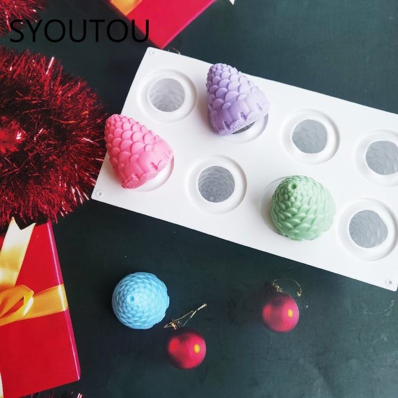 松かさ シリコンモールド型 松ぼっくり まつかさ 果実 松毬 ちちり 球